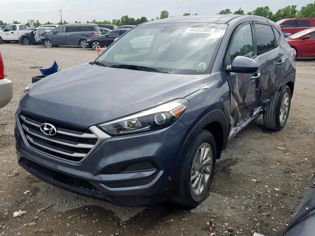 KM8J23A43HU330846 - 2017 HYUNDAI TUCSON SE GRAY photo 2