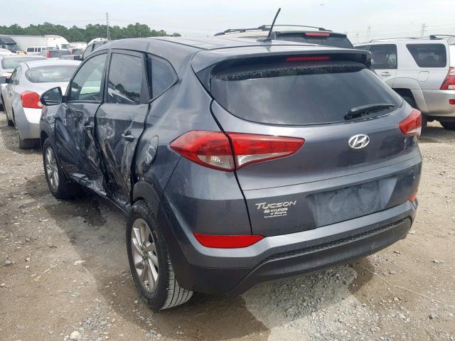 KM8J23A43HU330846 - 2017 HYUNDAI TUCSON SE GRAY photo 3