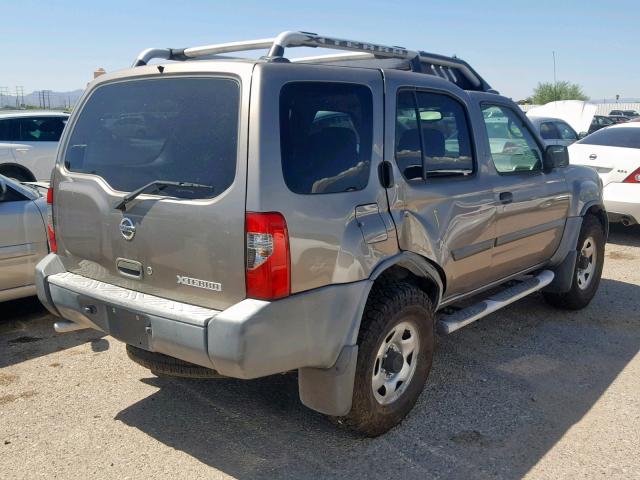 5N1DD28T24C658046 - 2004 NISSAN XTERRA XE BROWN photo 4