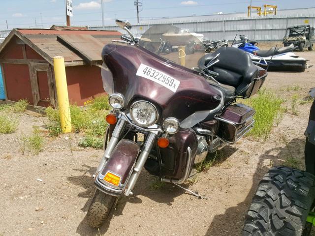 1HD1FCW1X5Y667542 - 2005 HARLEY-DAVIDSON FLHTCUI BURGUNDY photo 2