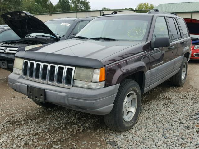 1J4FX58S3WC119137 - 1998 JEEP GRAND CHER BROWN photo 2