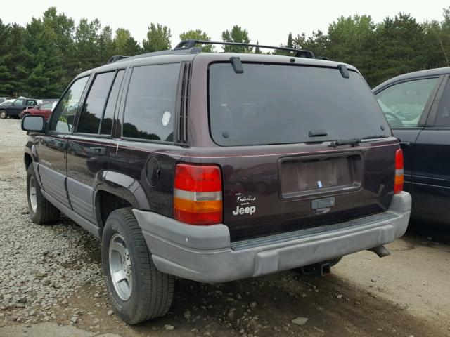 1J4FX58S3WC119137 - 1998 JEEP GRAND CHER BROWN photo 3