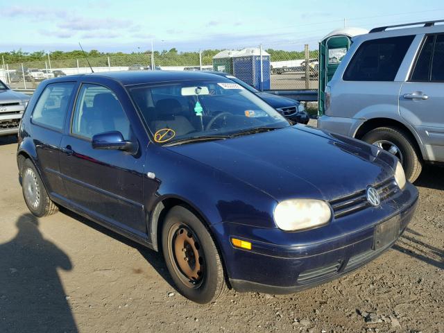 9BWBK61J624029775 - 2002 VOLKSWAGEN GOLF GL BLUE photo 1