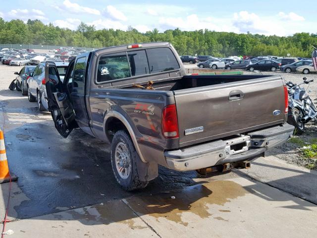 1FTWW31P15EC41968 - 2005 FORD F350 SRW S GRAY photo 3