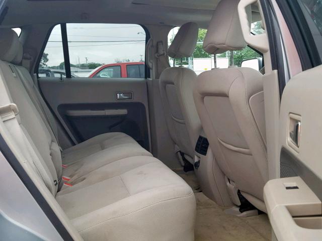 2FMDK38C47BB62729 - 2007 FORD EDGE SEL GRAY photo 6