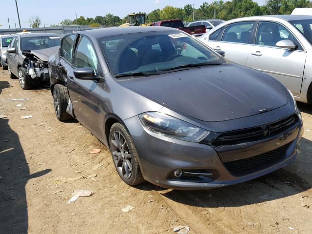 1C3CDFBB6FD402761 - 2015 DODGE DART SXT GRAY photo 1