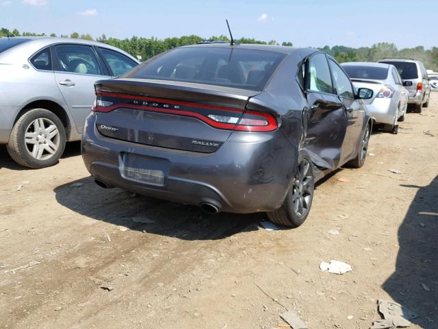 1C3CDFBB6FD402761 - 2015 DODGE DART SXT GRAY photo 4