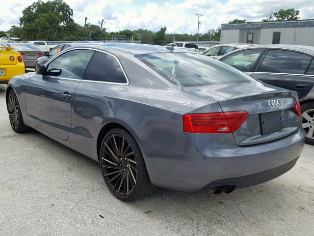 WAUCFAFR1DA055061 - 2013 AUDI A5 PREMIUM GRAY photo 3