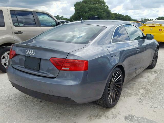 WAUCFAFR1DA055061 - 2013 AUDI A5 PREMIUM GRAY photo 4