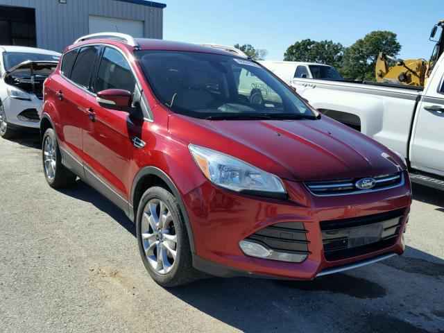 1FMCU9J99EUD52914 - 2014 FORD ESCAPE TIT RED photo 1