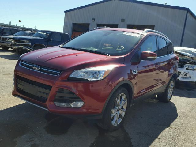 1FMCU9J99EUD52914 - 2014 FORD ESCAPE TIT RED photo 2