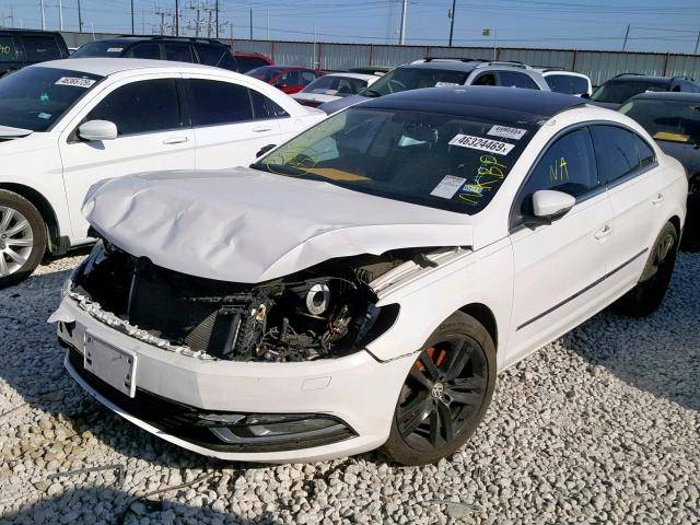 WVWRN7AN3DE509875 - 2013 VOLKSWAGEN CC LUXURY WHITE photo 2