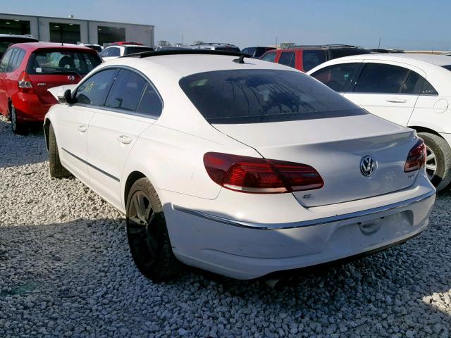 WVWRN7AN3DE509875 - 2013 VOLKSWAGEN CC LUXURY WHITE photo 3