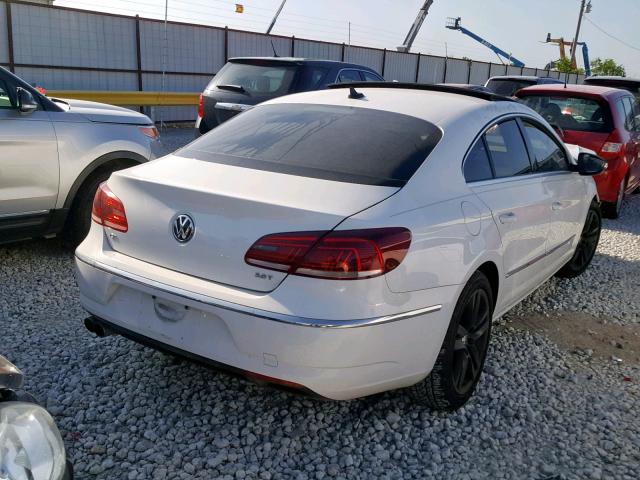 WVWRN7AN3DE509875 - 2013 VOLKSWAGEN CC LUXURY WHITE photo 4