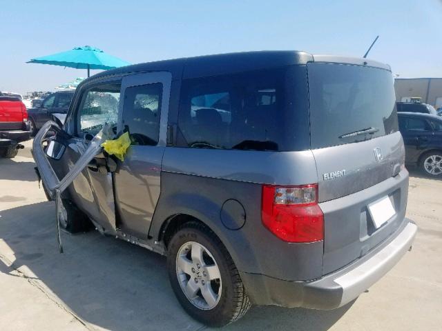 5J6YH18685L001990 - 2005 HONDA ELEMENT EX GRAY photo 3