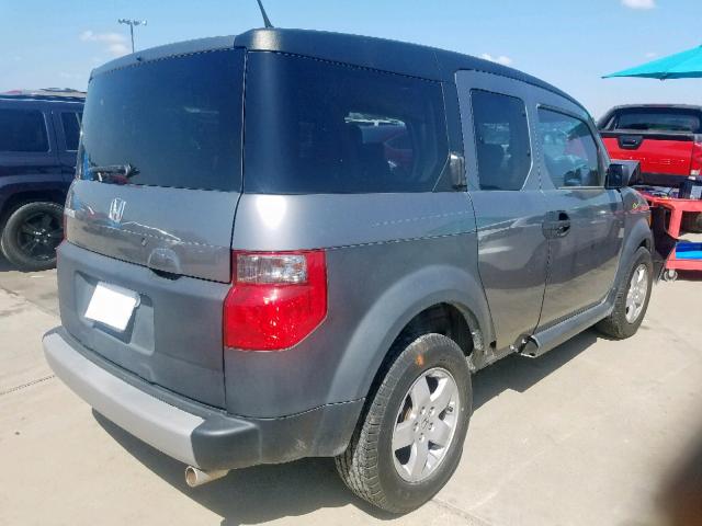 5J6YH18685L001990 - 2005 HONDA ELEMENT EX GRAY photo 4