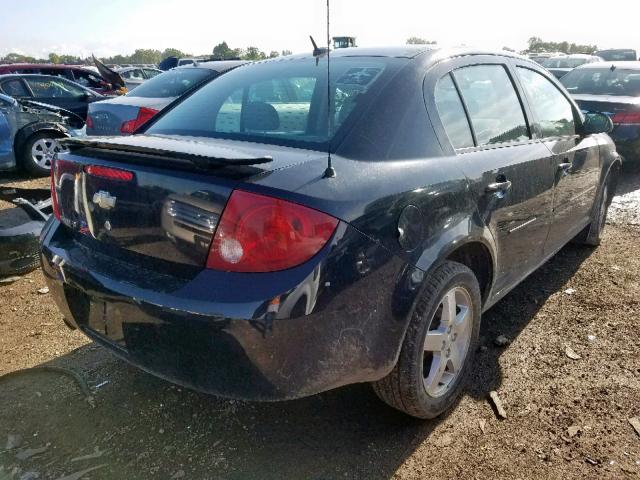 1G1AL58F367634364 - 2006 CHEVROLET COBALT LT BLACK photo 4