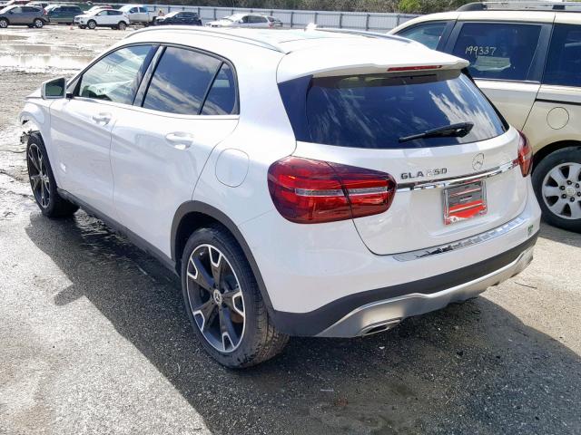 WDCTG4EB5KU012080 - 2019 MERCEDES-BENZ GLA 250 WHITE photo 3