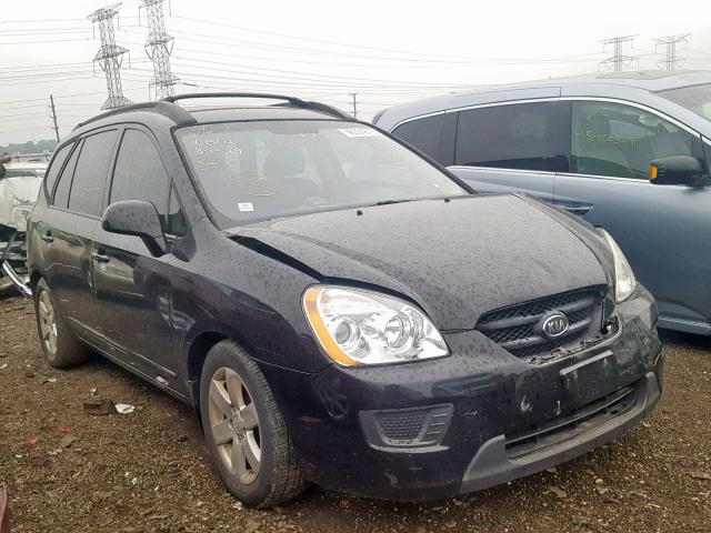 KNAFG526987181880 - 2008 KIA RONDO LX BLACK photo 1