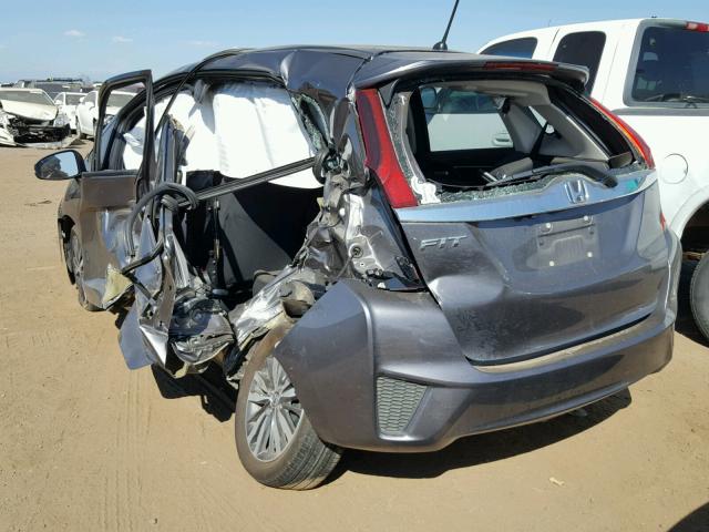 3HGGK5H78HM708451 - 2017 HONDA FIT EX GRAY photo 3