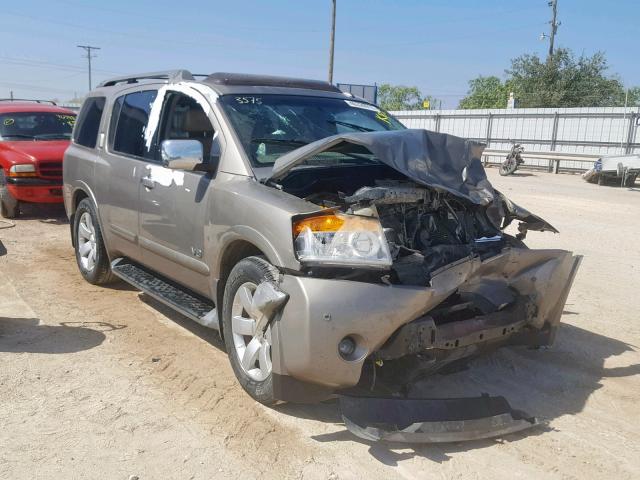 5N1BA08D98N623575 - 2008 NISSAN ARMADA SE GRAY photo 1