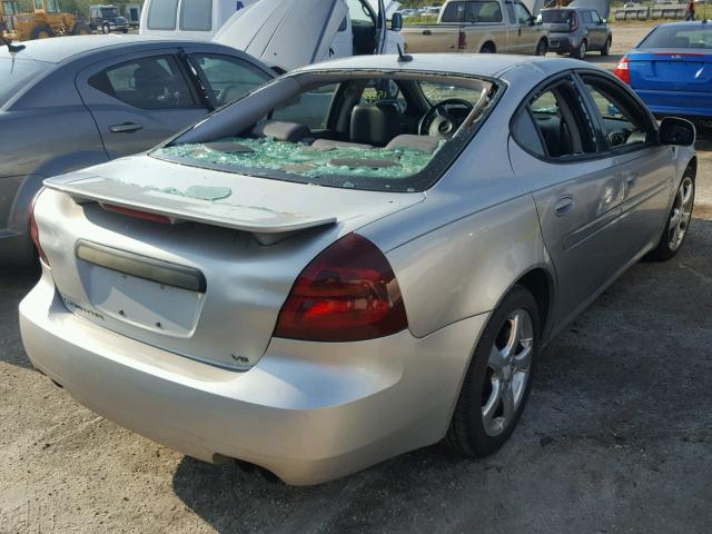 2G2WC58C561310479 - 2006 PONTIAC GRAND PRIX SILVER photo 4