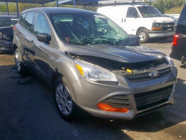 1FMCU0F76DUC46387 - 2013 FORD ESCAPE S GRAY photo 1