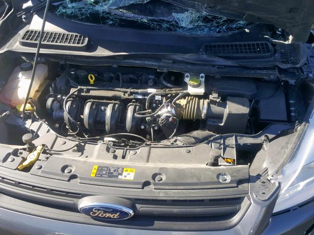 1FMCU0F76DUC46387 - 2013 FORD ESCAPE S GRAY photo 7