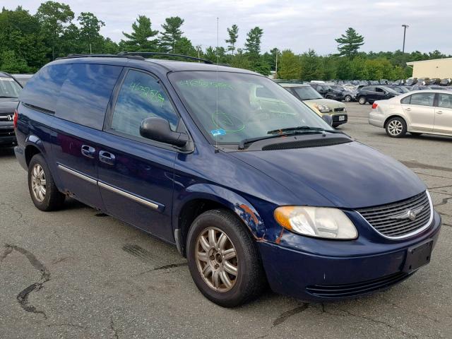 2C4GP54LX4R605361 - 2004 CHRYSLER TOWN & COU BLUE photo 1