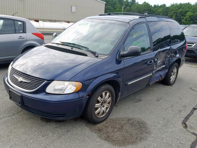 2C4GP54LX4R605361 - 2004 CHRYSLER TOWN & COU BLUE photo 2