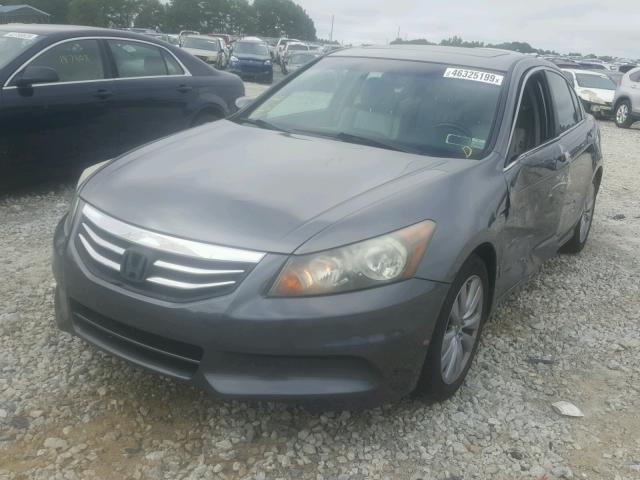 1HGCP2F82BA065559 - 2011 HONDA ACCORD EXL GRAY photo 2