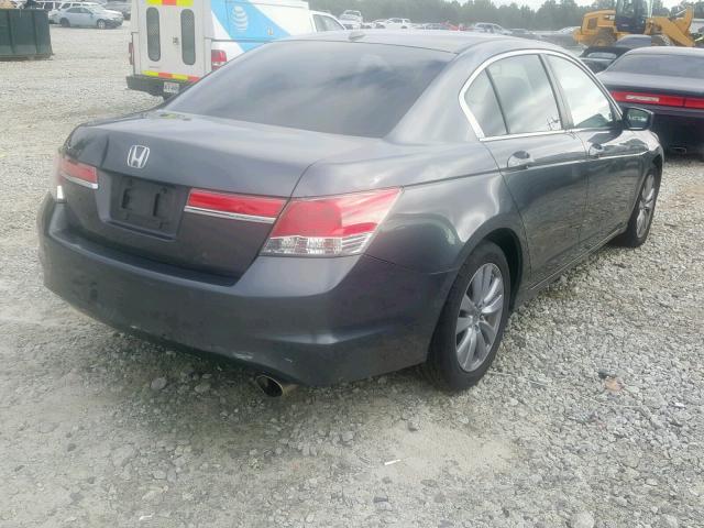 1HGCP2F82BA065559 - 2011 HONDA ACCORD EXL GRAY photo 4