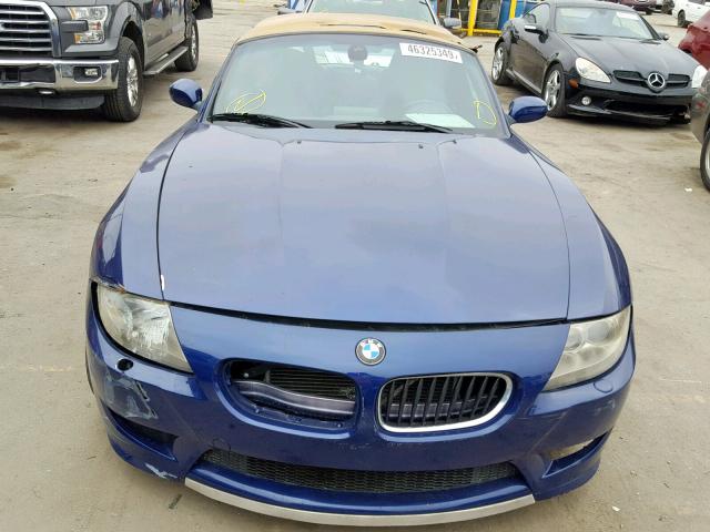 5UMBT93556LE89724 - 2006 BMW M ROADSTER BLUE photo 9