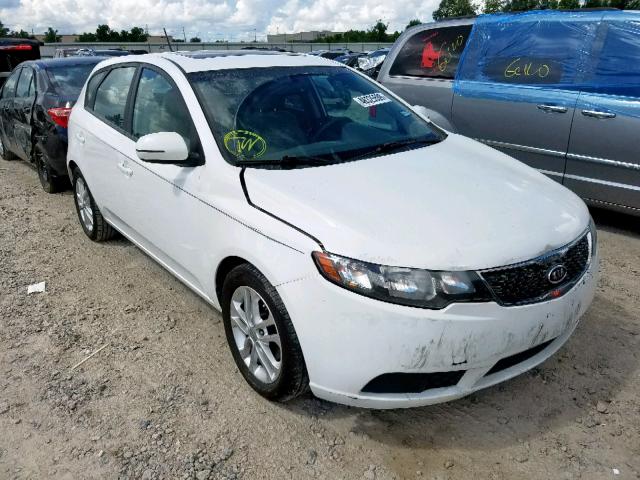 KNAFU5A28C5504490 - 2012 KIA FORTE EX WHITE photo 1