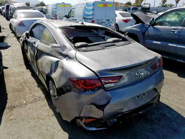 JN1FV7EK1JM530683 - 2018 INFINITI Q60 RED SP GRAY photo 3