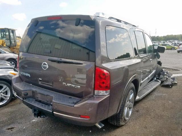 5N1AA0NF9EN609382 - 2014 NISSAN ARMADA PLA GRAY photo 4