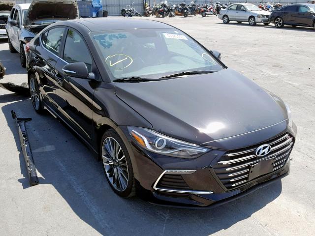 KMHD04LB4JU477140 - 2018 HYUNDAI ELANTRA SP BLACK photo 1