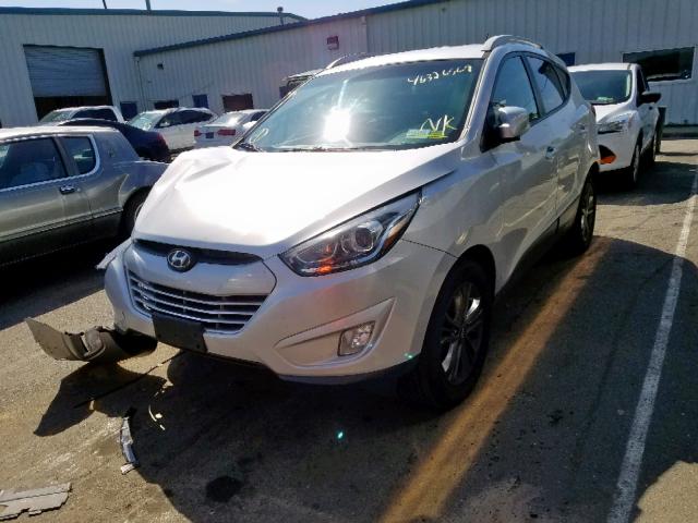 KM8JU3AG3FU011853 - 2015 HYUNDAI TUCSON LIM SILVER photo 2