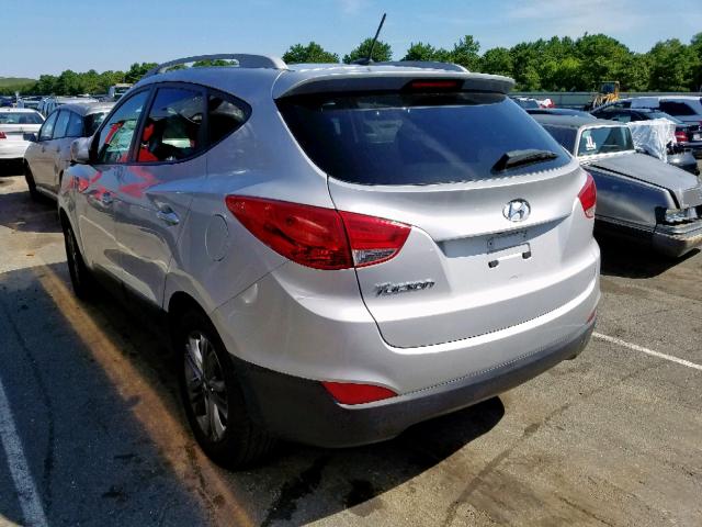 KM8JU3AG3FU011853 - 2015 HYUNDAI TUCSON LIM SILVER photo 3