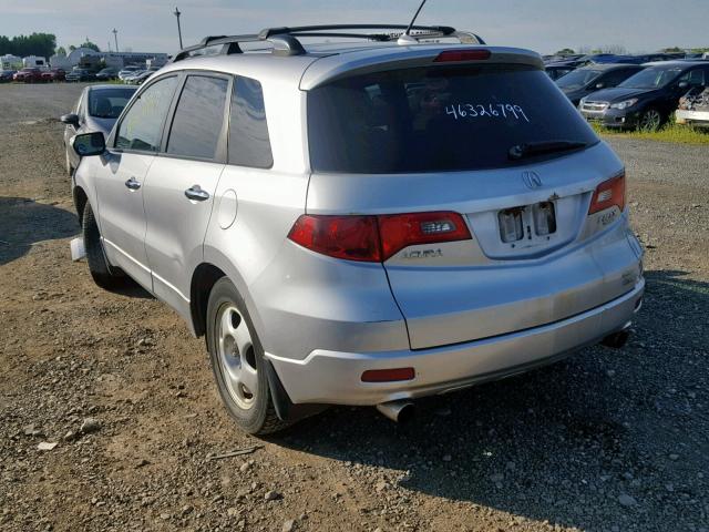 5J8TB18227A801361 - 2007 ACURA RDX SILVER photo 3