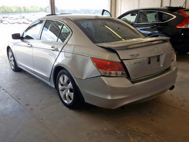 1HGCP368X8A044814 - 2008 HONDA ACCORD EXL SILVER photo 3