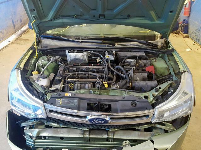 1FAHP32N58W285902 - 2008 FORD FOCUS S/SE GREEN photo 7