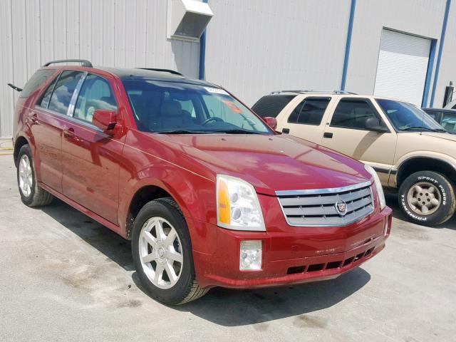 1GYEE637940185684 - 2004 CADILLAC SRX RED photo 1