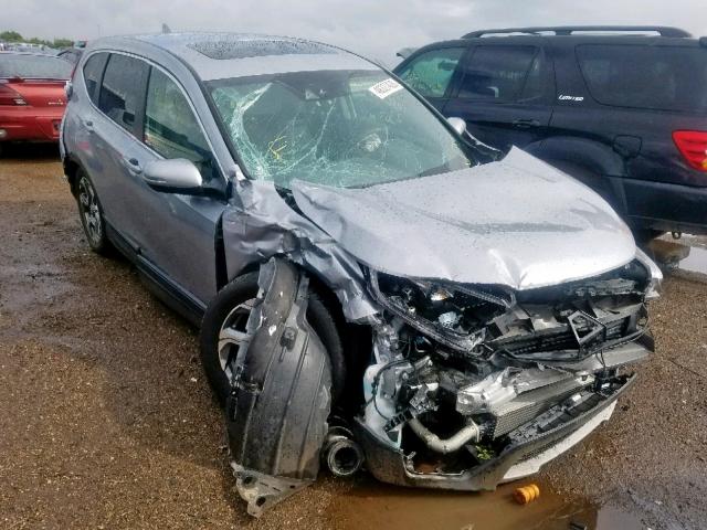 5J6RW2H84JL012383 - 2018 HONDA CR-V EXL SILVER photo 1