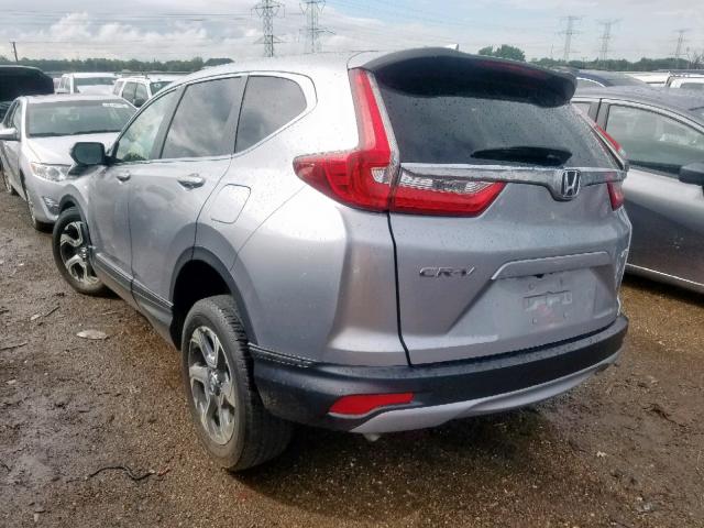 5J6RW2H84JL012383 - 2018 HONDA CR-V EXL SILVER photo 3