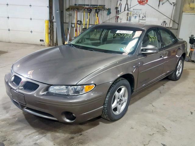 1G2WK52J91F140428 - 2001 PONTIAC GRAND PRIX BROWN photo 2