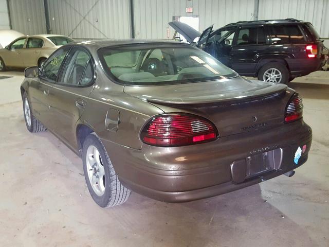1G2WK52J91F140428 - 2001 PONTIAC GRAND PRIX BROWN photo 3