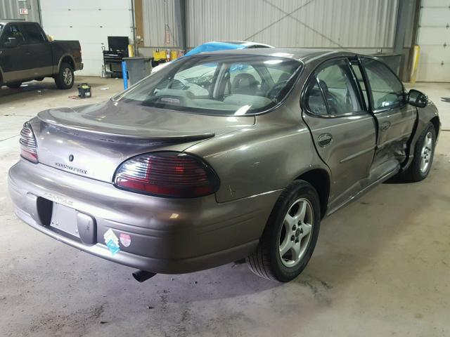 1G2WK52J91F140428 - 2001 PONTIAC GRAND PRIX BROWN photo 4
