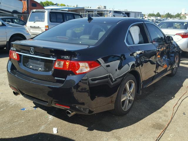 JH4CU2F89CC007492 - 2012 ACURA TSX SE BLACK photo 4