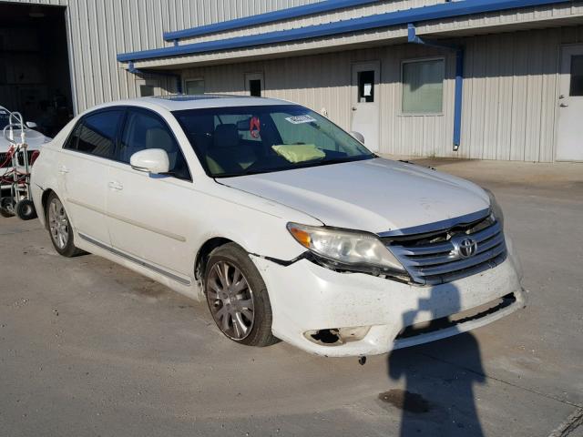 4T1BK3DB2BU417837 - 2011 TOYOTA AVALON BAS WHITE photo 1